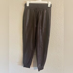 BCBGeneration Dark Brown Leather Pants